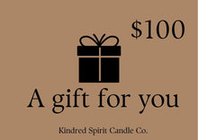 Load image into Gallery viewer, Kindred Spirit Candle Company Gift Card
